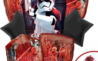 New Last Jedi First Order Deluxe Party Balloon Kit available on Amazon.com