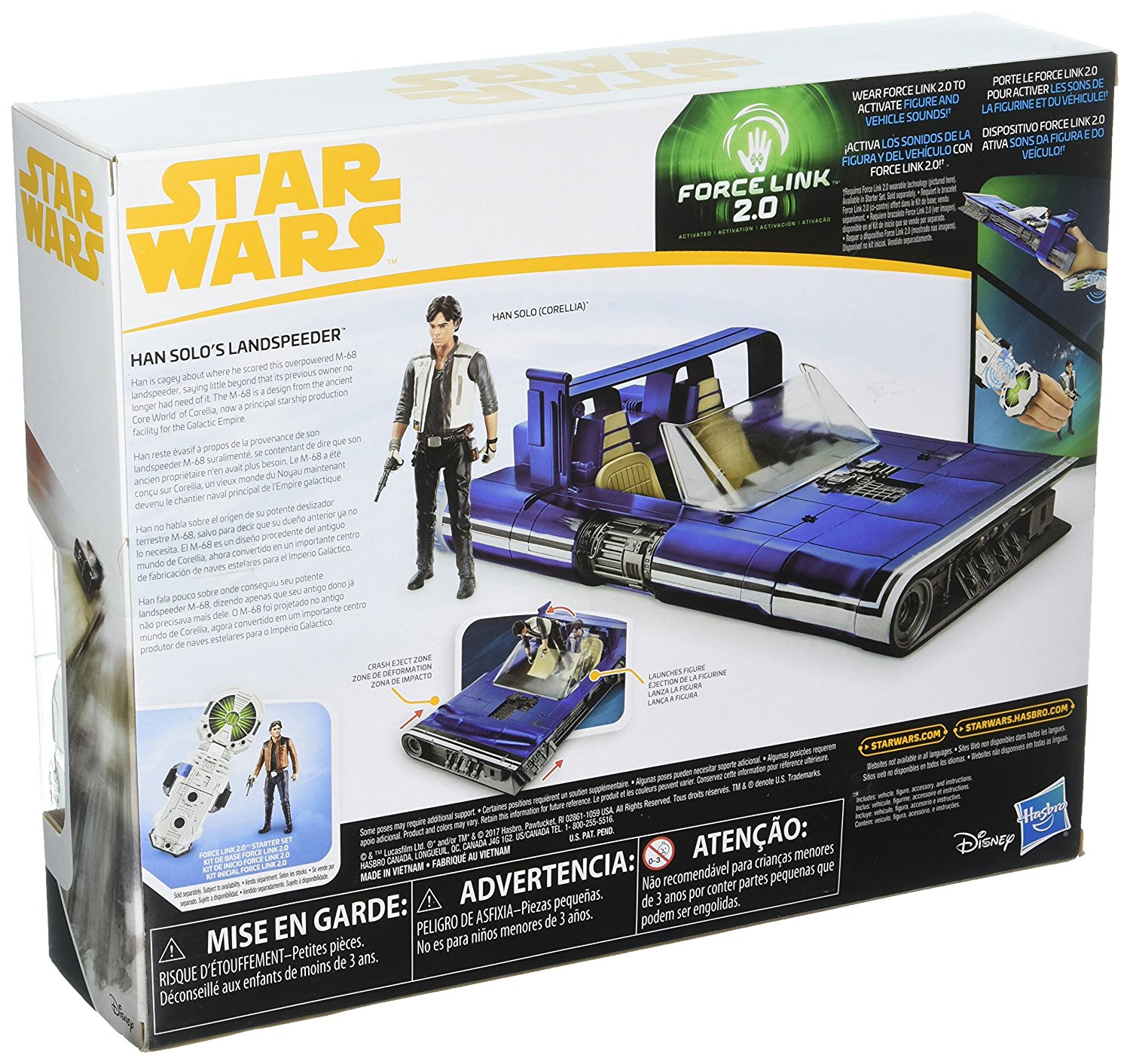 Solo: ASWS Force Link 2.0 Han Solo's Landspeeder Vehicle Toy 2