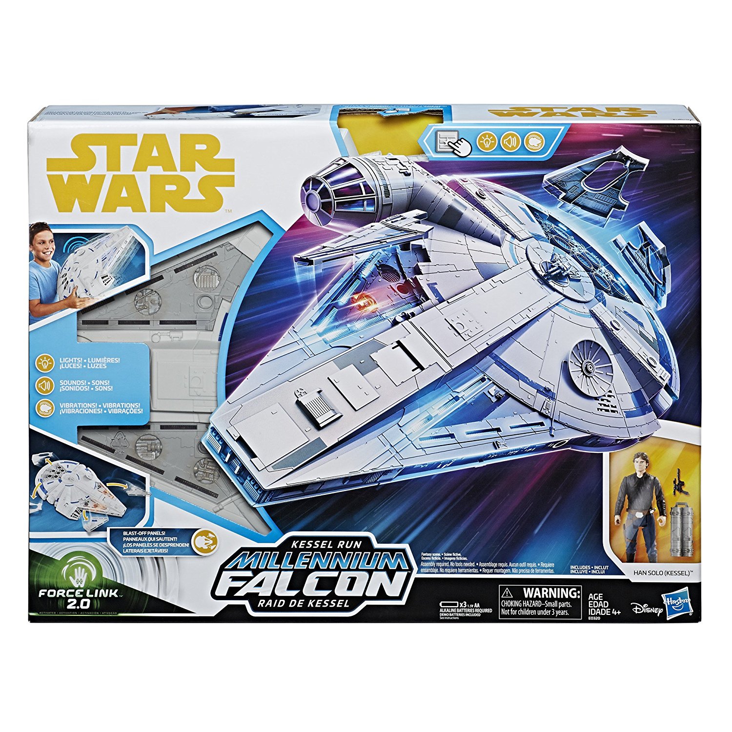 Solo: ASWS Force Link 2.0 Kessel Run Millennium Falcon Vehicle Toy 1