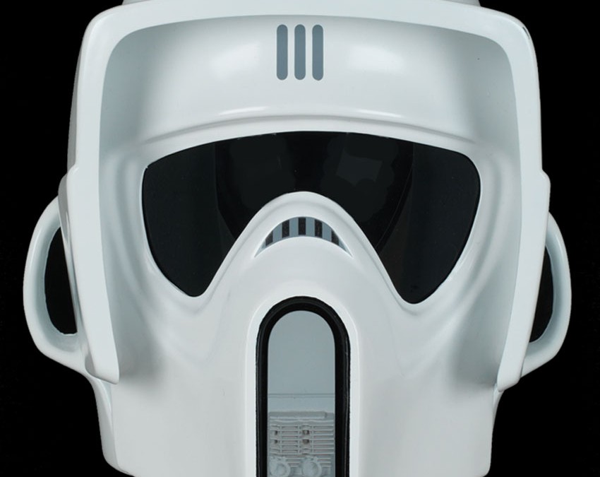 New Return of the Jedi Imperial Scout Trooper Helmet available on Sideshowtoy.com
