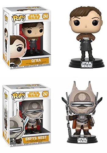 New Solo Movie Qi'Ra and Enfys Nest Funko Pop! Bobble Head Toy 2-Pack available on Amazon.com