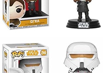 New Solo Movie Qi'Ra and Imperial Range Trooper Funko Pop! Bobble Head Toy 2-Pack available on Amazon.com
