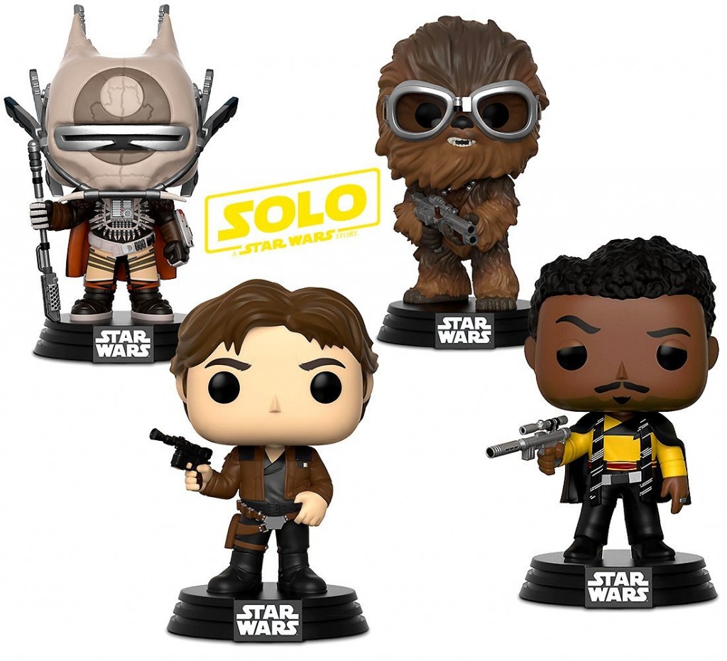 New Solo Movie Funko Pop! Bobble Head Toy 4-Pack available on Amazon.com