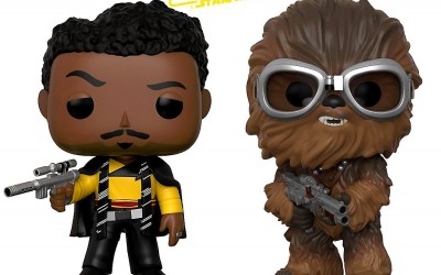 New Solo Movie Chewbacca and Lando Calrissian Funko Pop! Bobble Head Toy Bundle available on Amazon.com