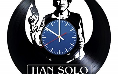 New Solo Movie Blue Vinyl Record Clock available on Amazon.com