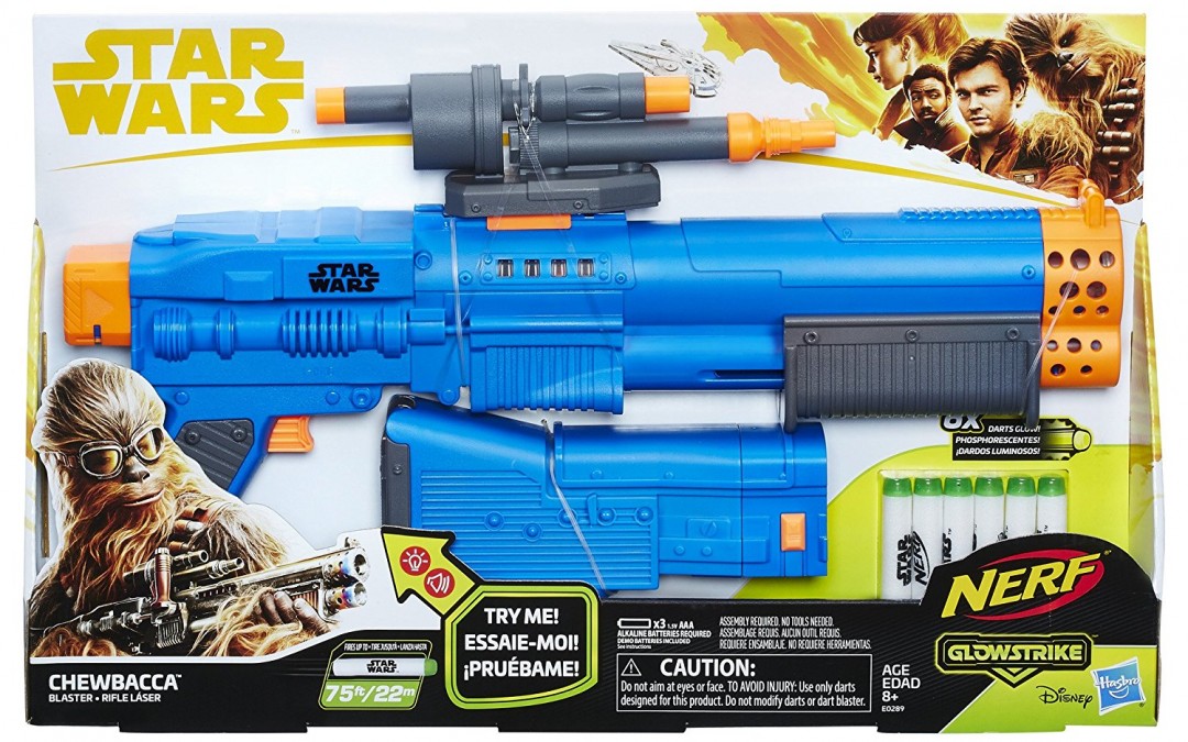 New Solo Movie Chewbacca Nerf Blaster available on Walmart.com