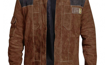 New Solo Movie Han Solo Space Warrior Leather Jacket available on Amazon.com