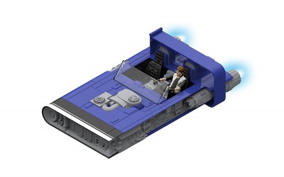 New Solo Movie Han Solo's Speeder Build & Play Model Kit available on Amazon.com