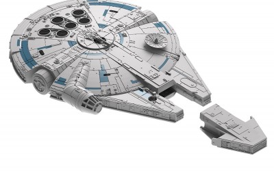 New Solo Movie Millennium Flacon Build & Play Model Kit available on Amazon.com