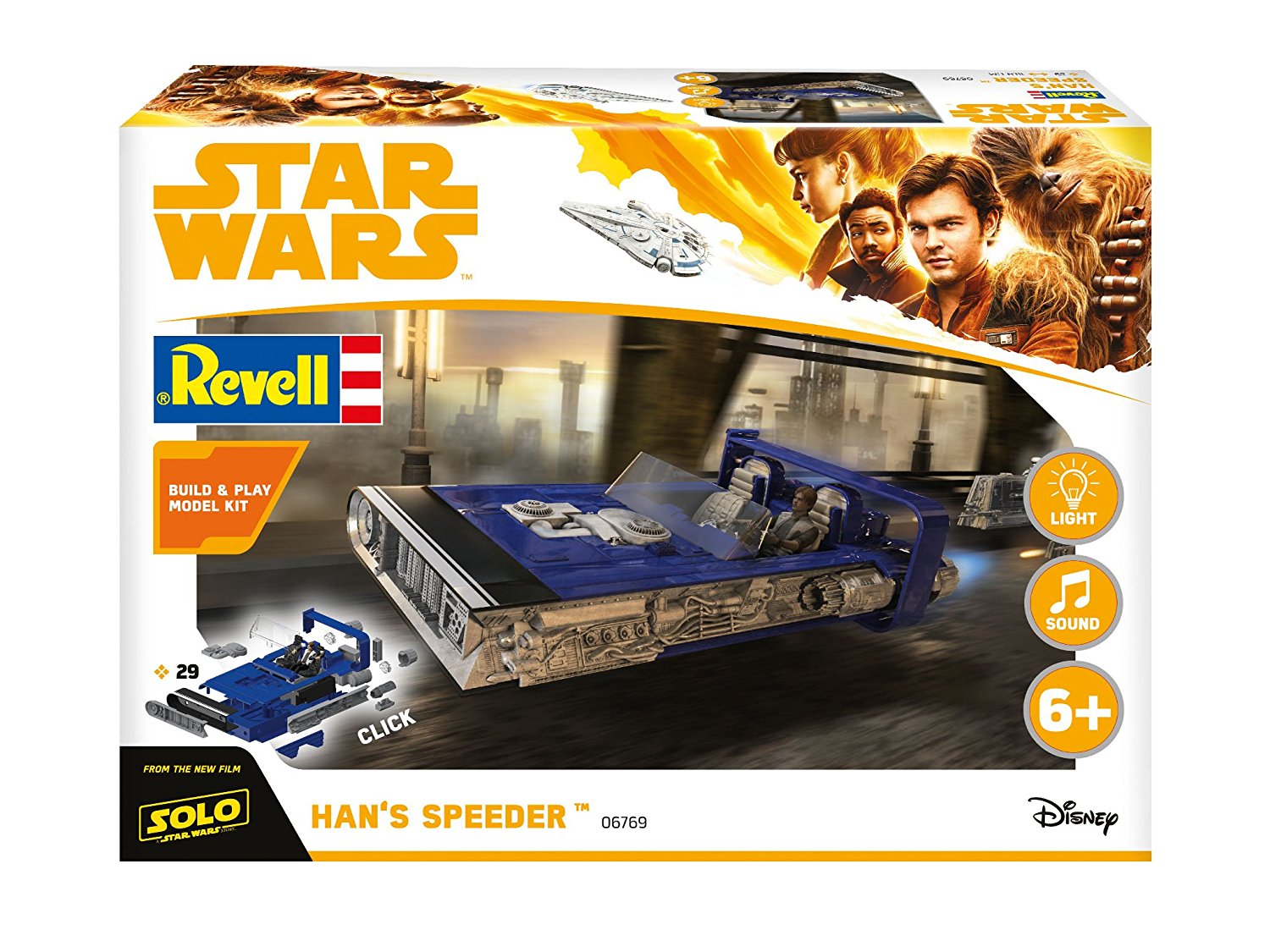 Solo: ASWS Han Solo's Speeder B&P Model Kit 1