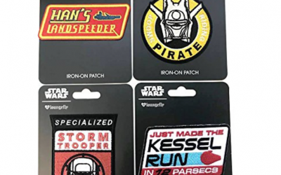 New Solo Movie Embroidered Iron-On Patches 4-Pack available on Amazon.com