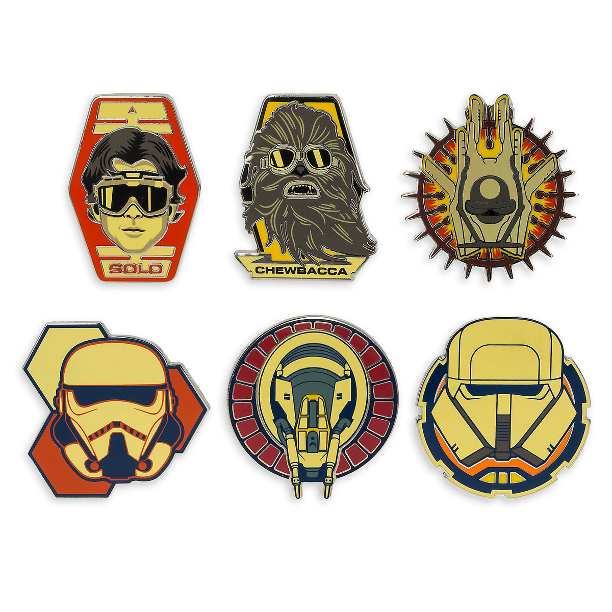 Solo: ASWS Character Trading Booster Pin Set 3