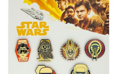 New Solo Movie Character Trading Booster Pin Set available on Amazon.com