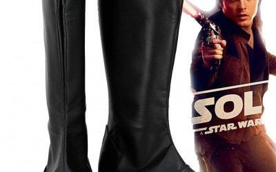 New Solo Movie Han Solo Cosplay Custom Made Boots available on Amazon.com