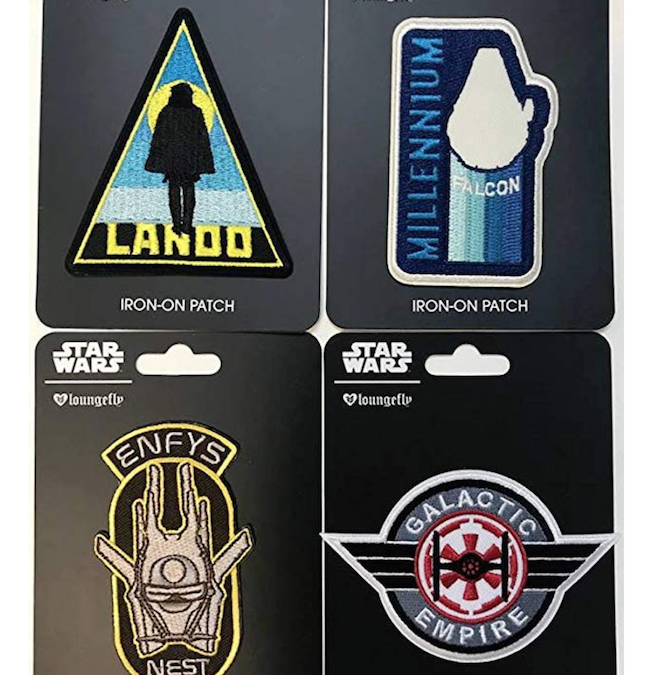 New Solo Movie Embroidered Iron-On Patches 4-Pack available on Amazon.com