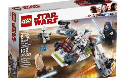 New Last Jedi (Clone Wars) Jedi and Clone Troopers Lego Battle Pack available on Walmart.com