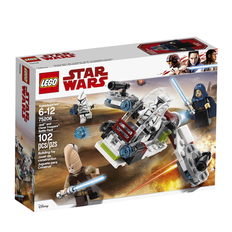 TLJ (TCW) Jedi and Clone Troopers Lego Battle Pack 1