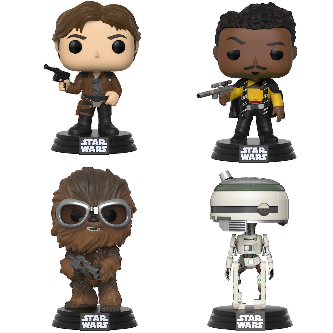 Solo: ASWS FP Bobble Head Toy 4-Pack 