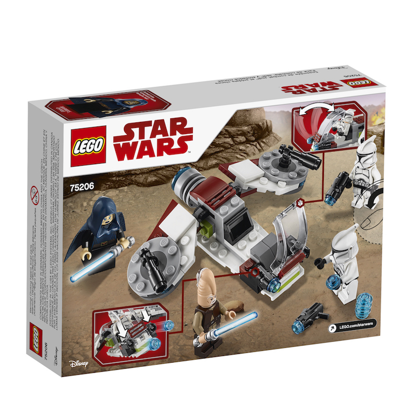 TLJ (TCW) Jedi and Clone Troopers Lego Battle Pack 2