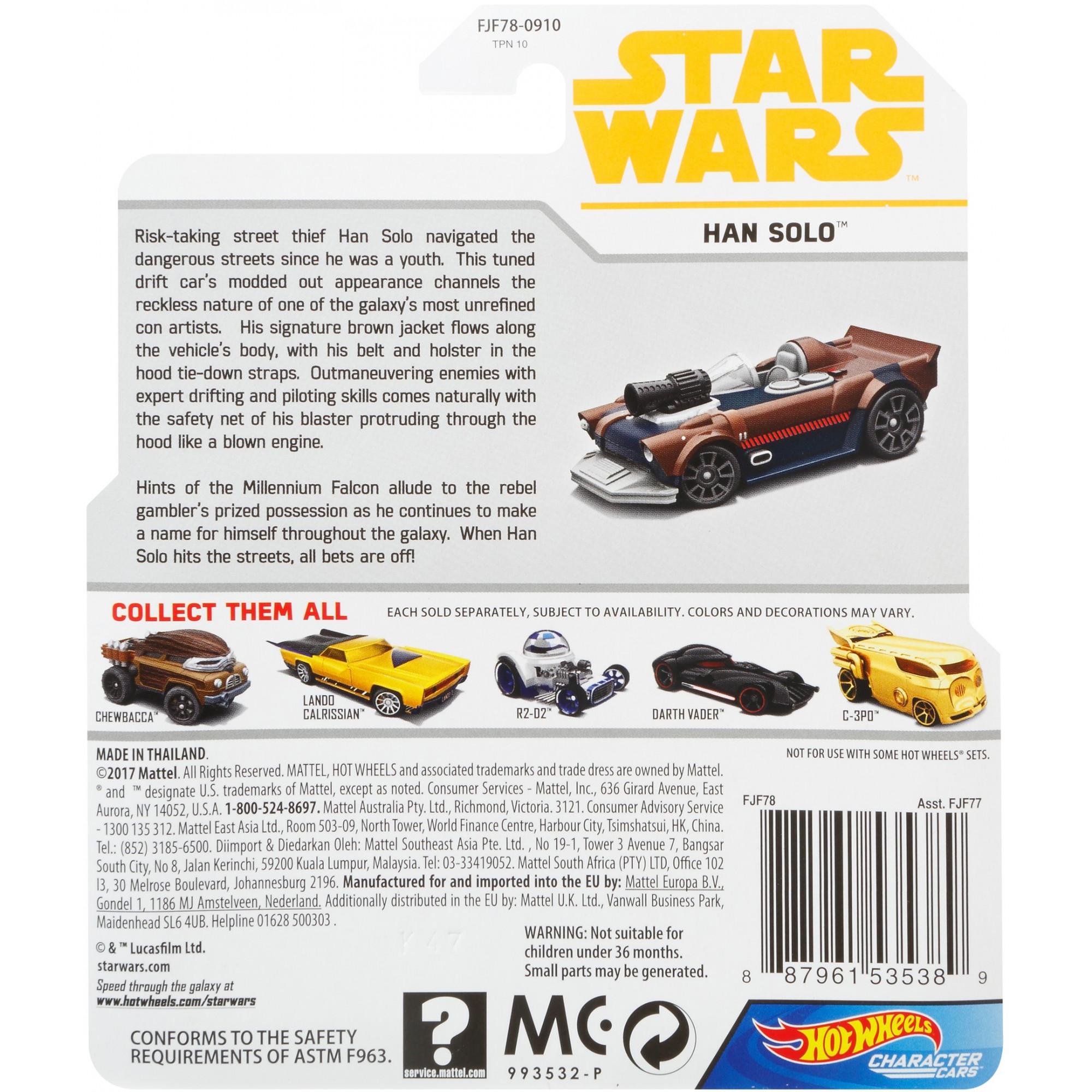 Solo: ASWS Hot Wheels Han Solo Character Car 2
