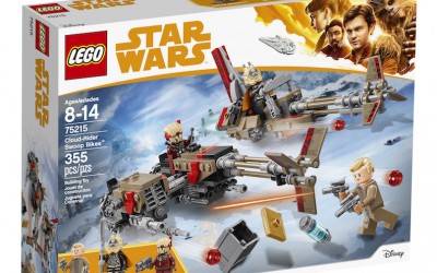 New Solo Movie Cloud-Rider Swoop Bikes Lego Set available on Walmart.com