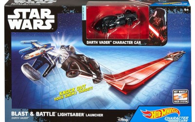 New Rogue One Hot Wheels Lightsaber Blast & Battle Launcher Set available on Walmart.com