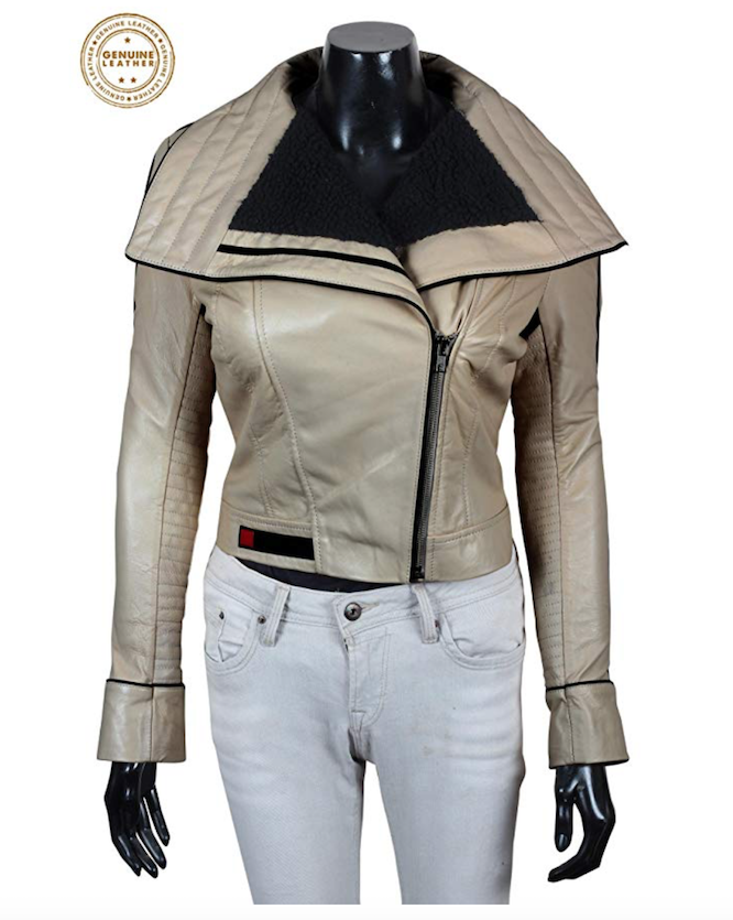 Solo: ASWS Qi'Ra Leather Shearling Jacket