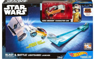 New Rogue One (Star Wars Rebels) Hot Wheels Blast & Battle Lightsaber Launcher Set available on Walmart.com