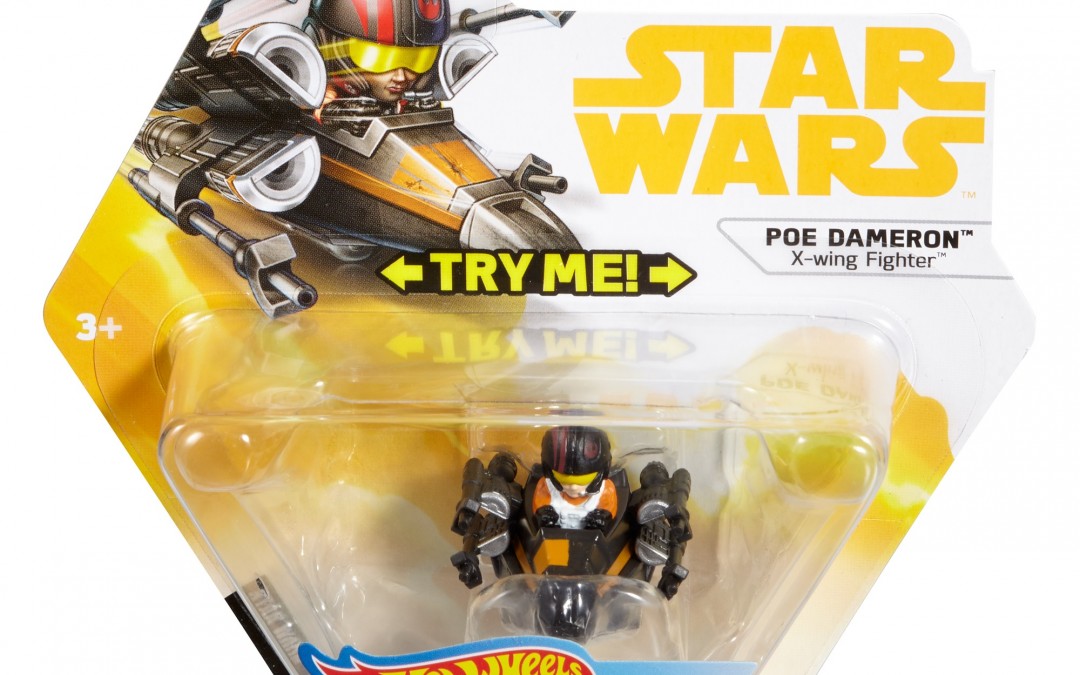 New Solo Movie (Last Jedi) Hot Wheels Poe Dameron Battle Roller Toy available on Walmart.com