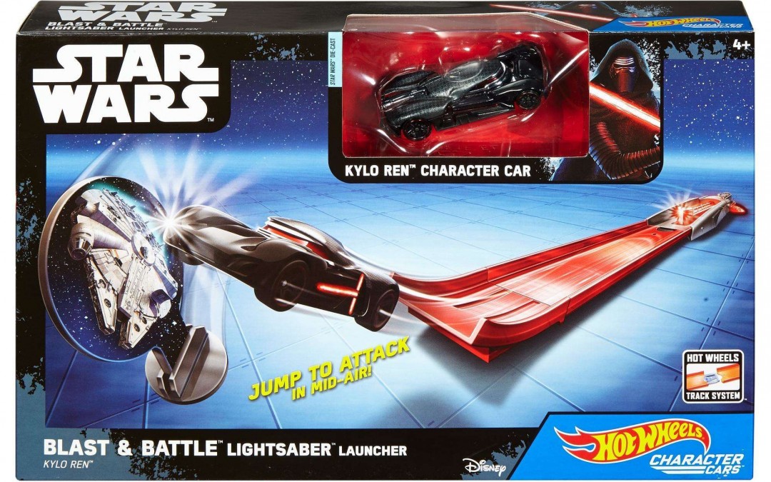 New Rogue One Hot Wheels Blast & Battle Kylo Ren Lightsaber Launcher available on Walmart.com