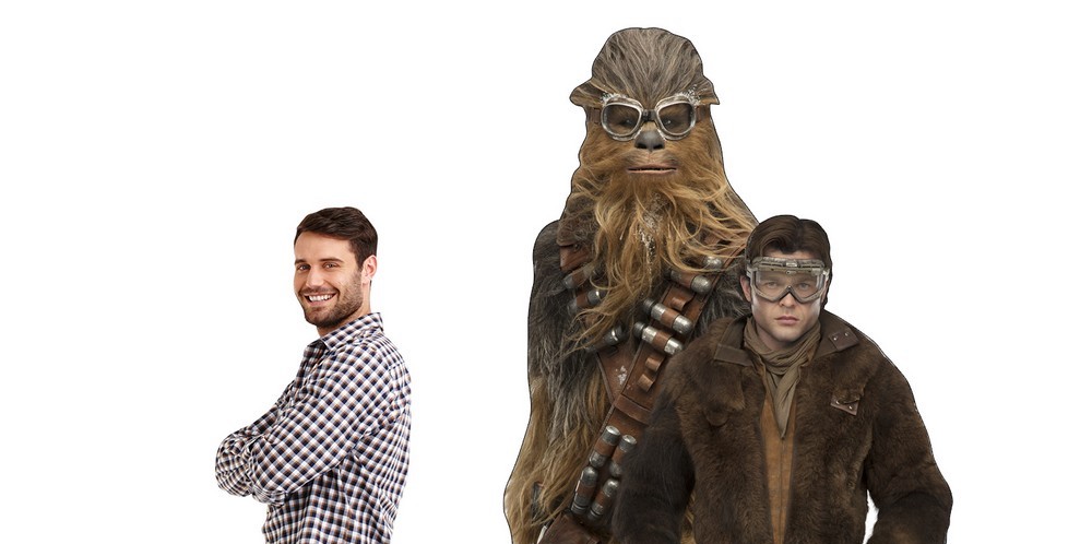 New Solo Movie Han and Chewie Cardboard Standee available on Walmart.com