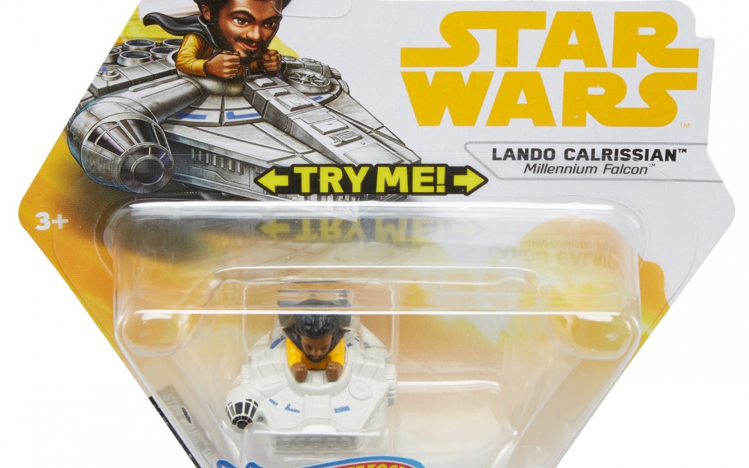 New Solo Movie Hot Wheels Lando Calrissian Battle Roller Toy available on Walmart.com