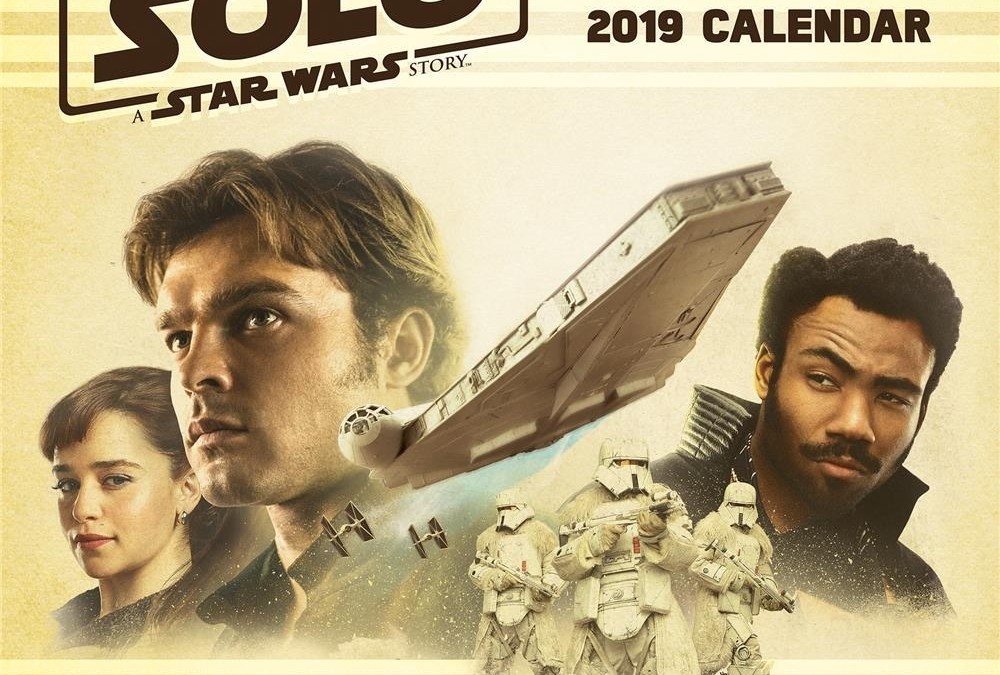 New Solo Movie Themed 2019 Wall Calendar now in stock!