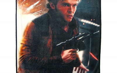 New Solo Movie Han Solo Super Plush Throw Blanket now available!