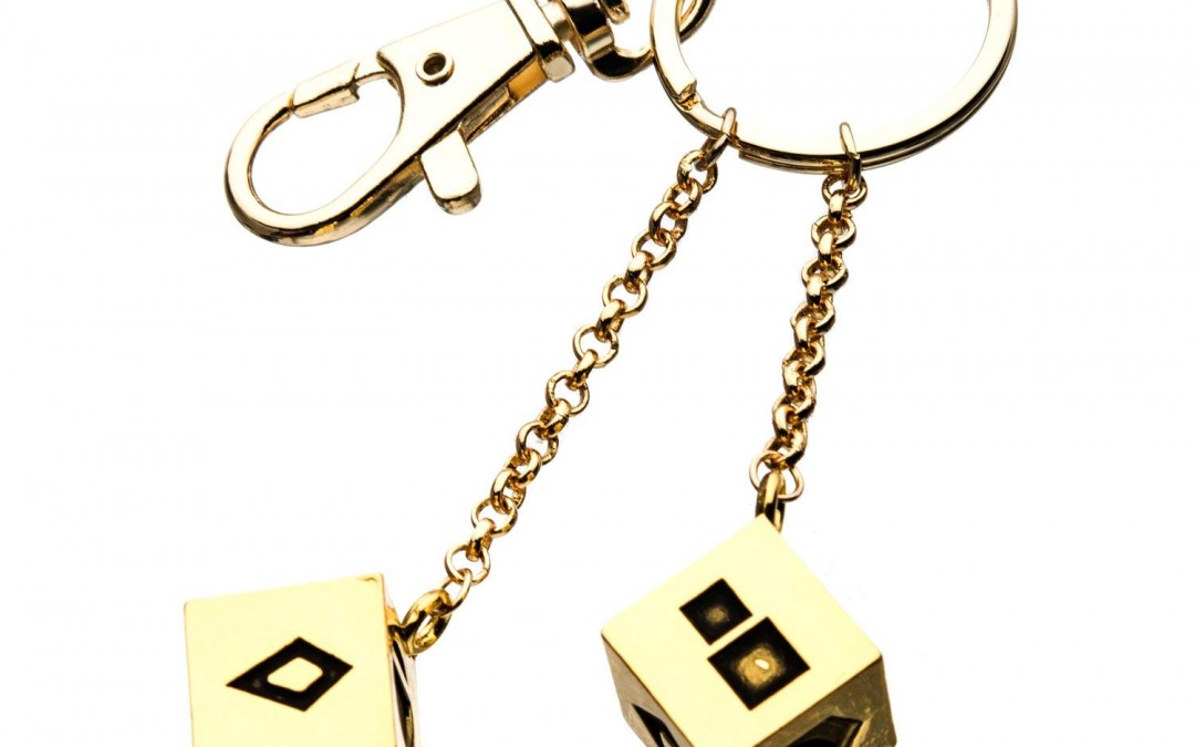 New Solo Movie Gold Plated Dice Keychain available now!