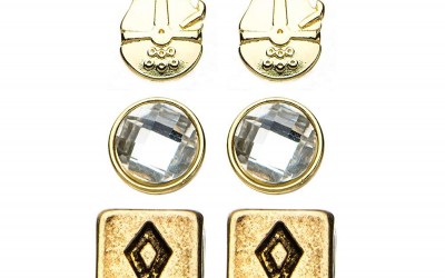 New Solo Movie Stainless Steel Earrings Set now in stock!