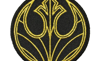 New Last Jedi Rebel Badge Embroidered Iron-On Patch now available!