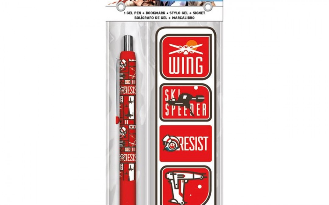 New Last Jedi Gel Pen and Bookmark Pack now in stock!