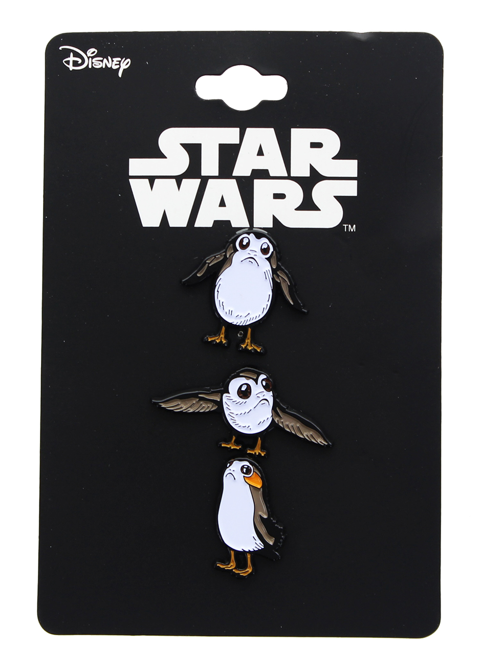 TLJ Porg Enamel Collector Pin 3-Pack 1