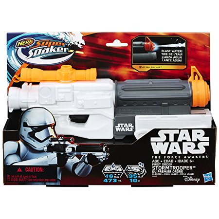 New Force Awakens First Order Stormtrooper Super Soaker Blaster now available!