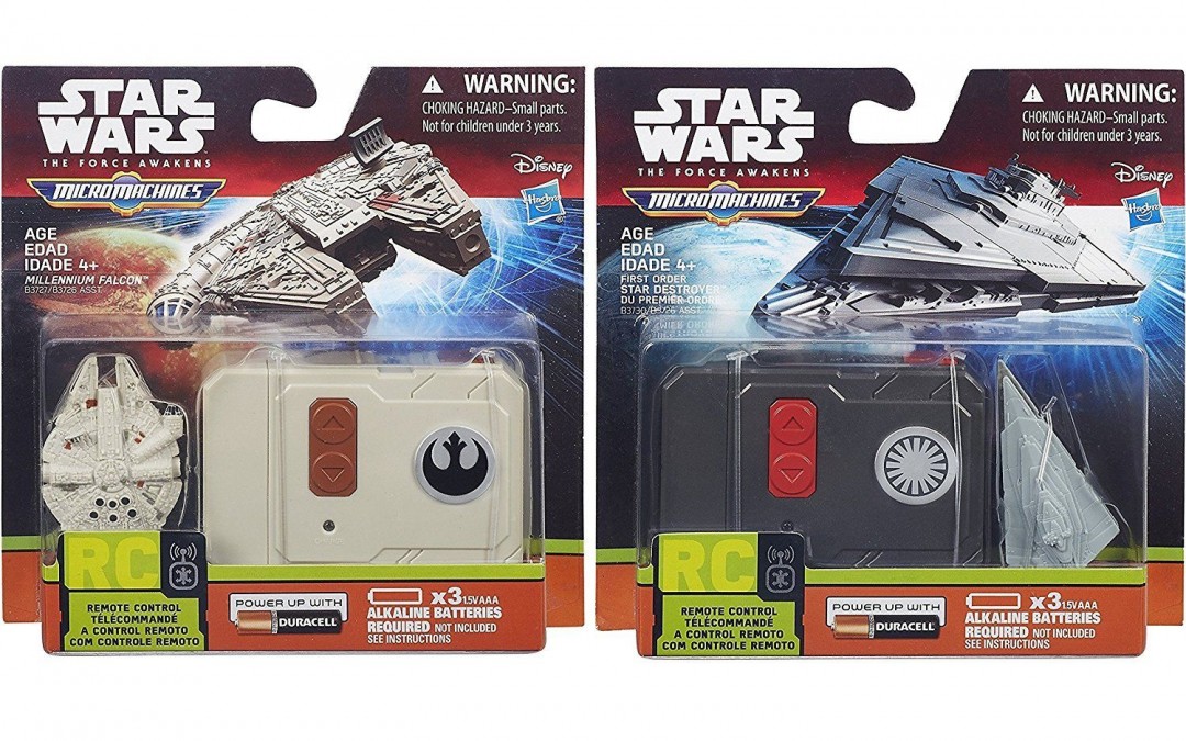 New Force Awakens Micro Machines RC Vehicles 2-Pack Set now in stock!