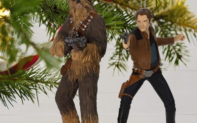New Solo Movie Han Solo and Chewbacca Hallmark Ornament Set now available!