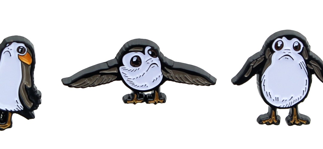 New Last Jedi Porg Enamel Collector Pin 3-Pack now available!