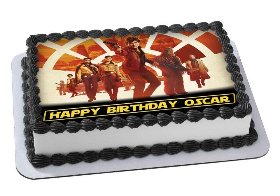 New Solo Movie Edible Custom Sheet Cake Topper now in stock!