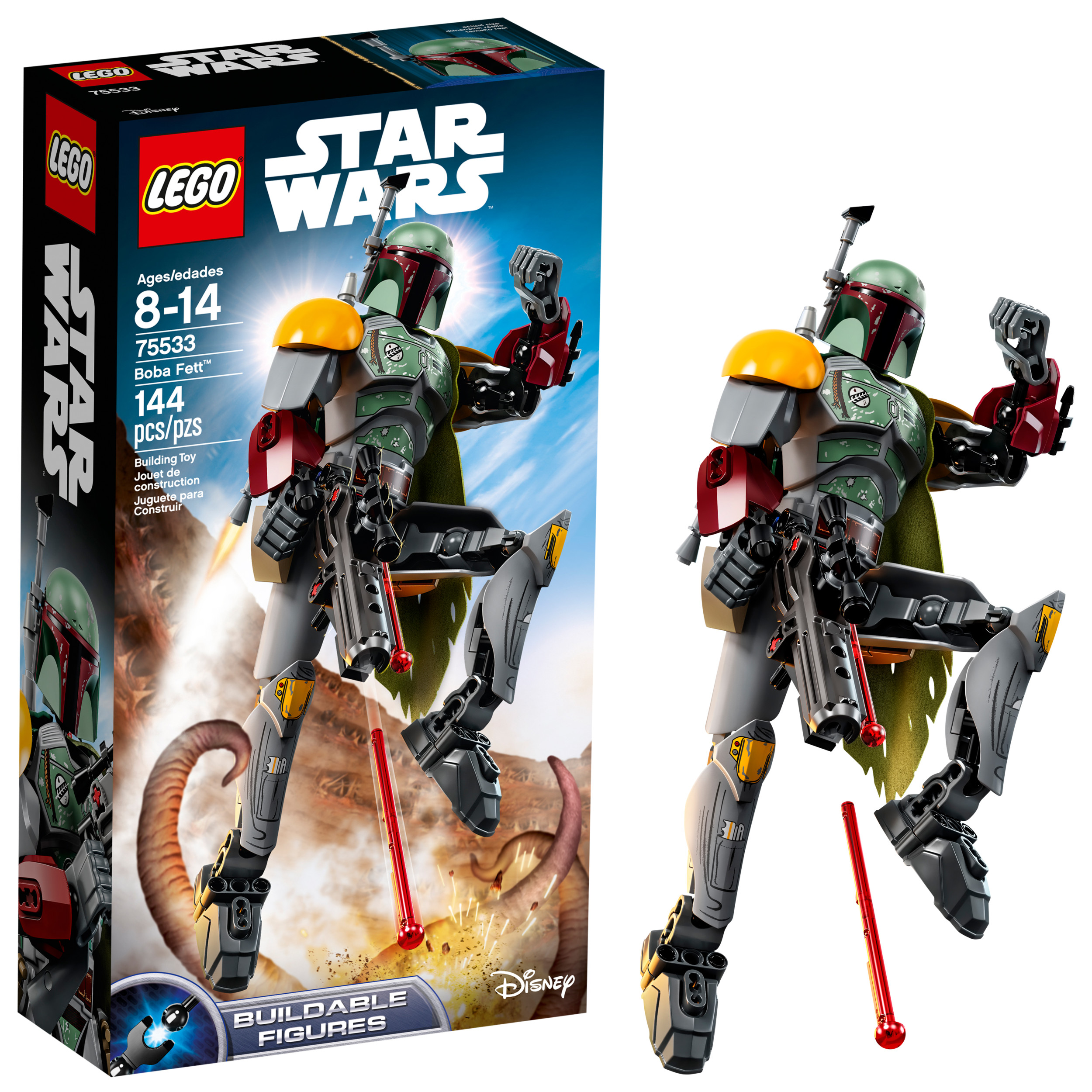 SW Boba Fett Lego Buildable Figure Set