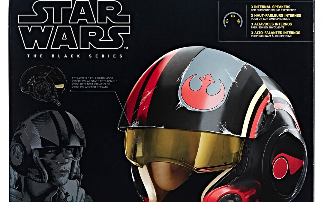 Cyber Week 2018 Deal Poe Dameron Electronic X-Wing Pilot Helmet!