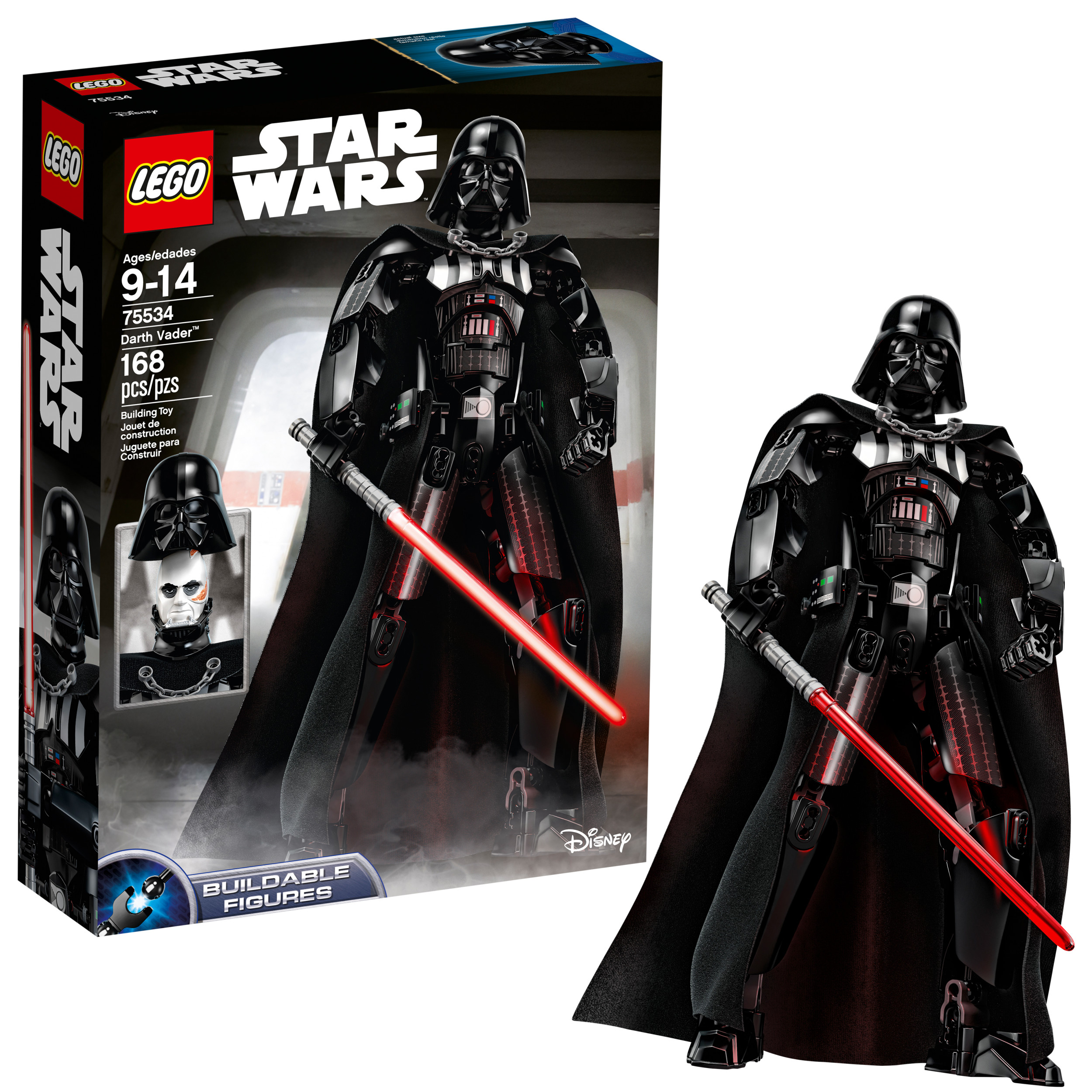 RO Darth Vader Buildable Figure Lego Set