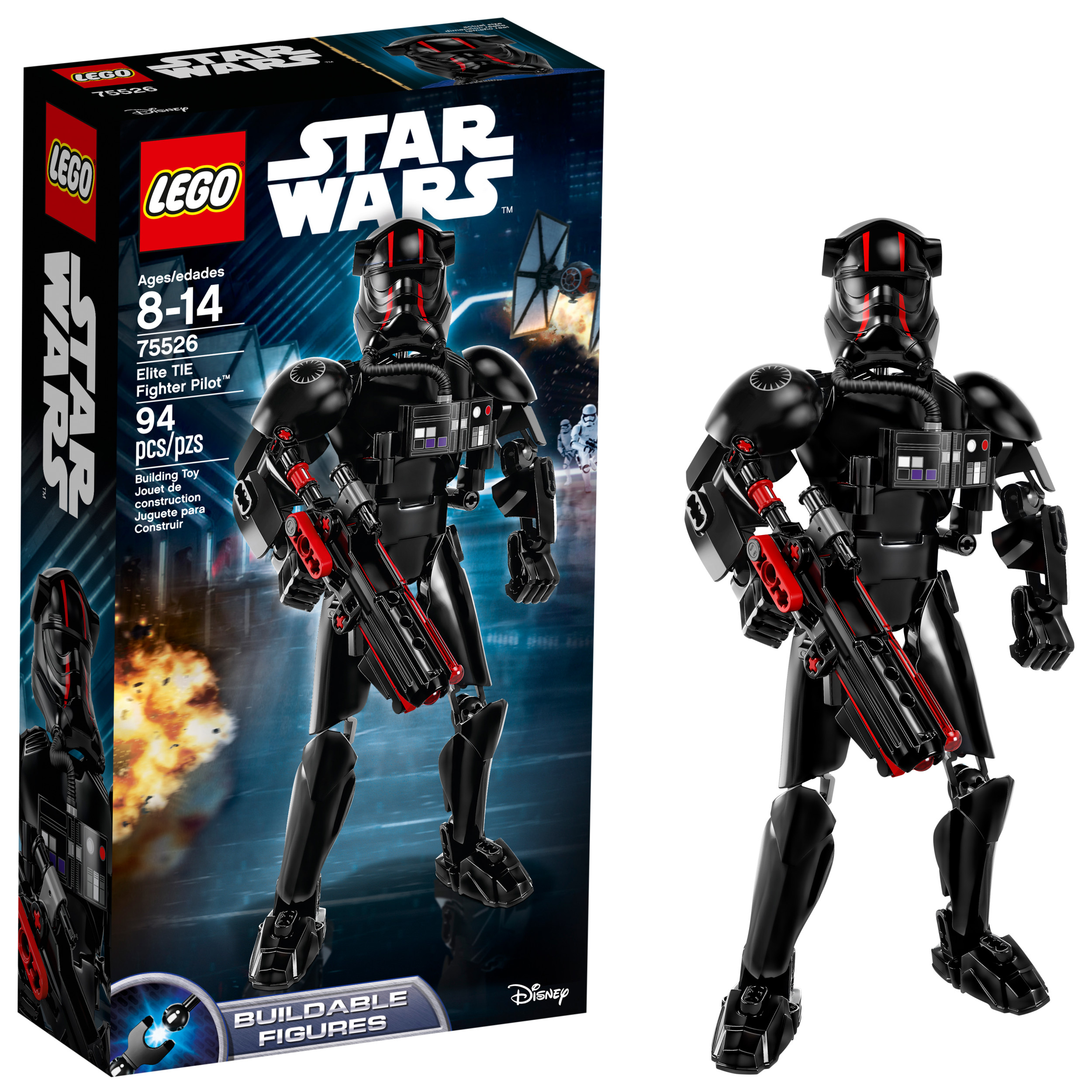 TFA Elite TIE Fighter Pilot Lego Buildable Figure Set