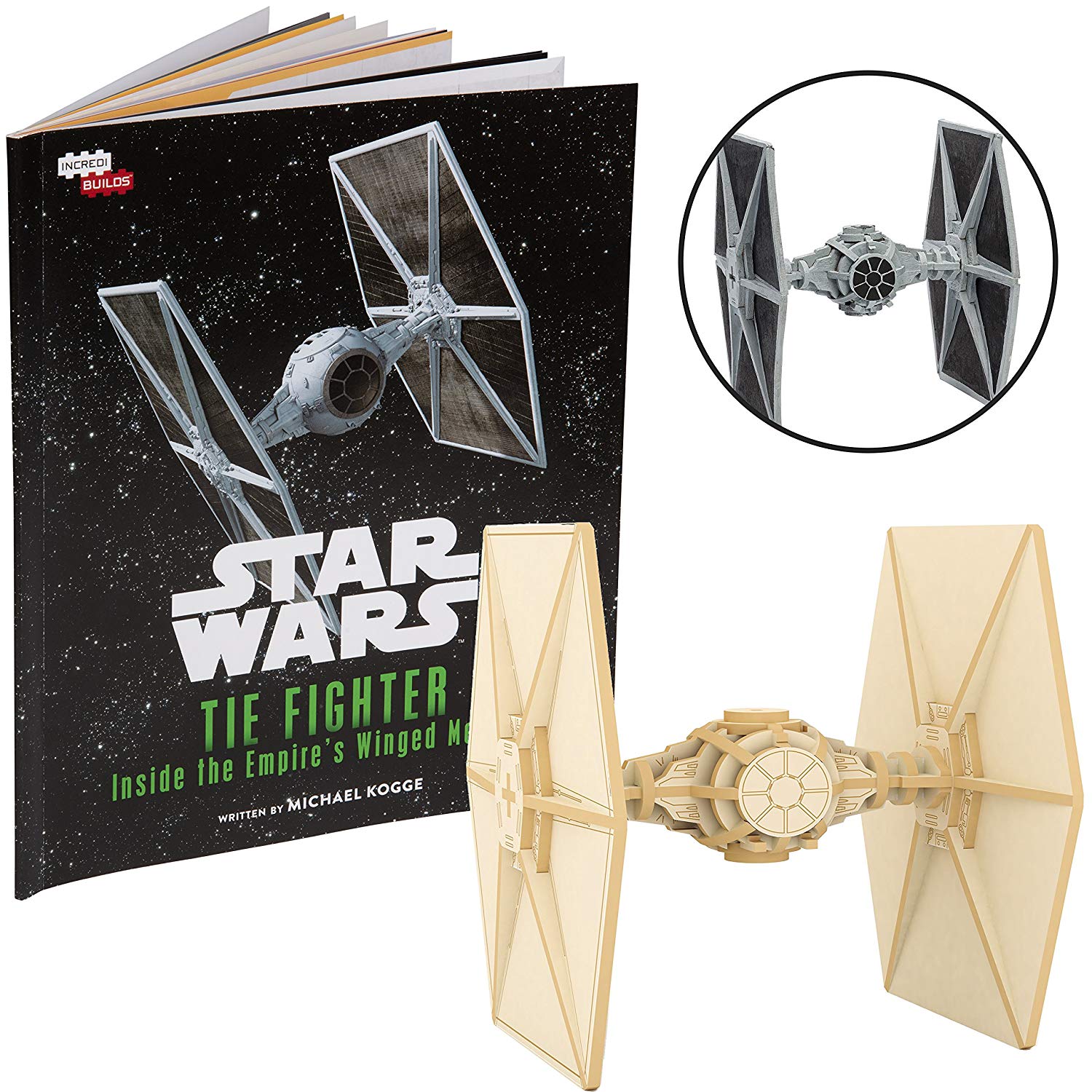 ANH Incredibuilds: Imperial Tie Fighter Book and Model Set 3
