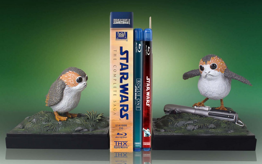 New Last Jedi Porg Bookend Set now available for pre-order!